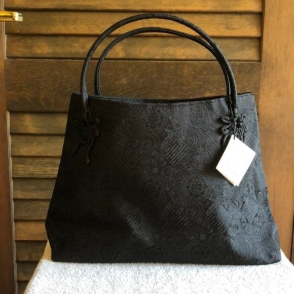 MadBags Handbags - Taffeta Silk Ebony (Black) Elegant Handbag